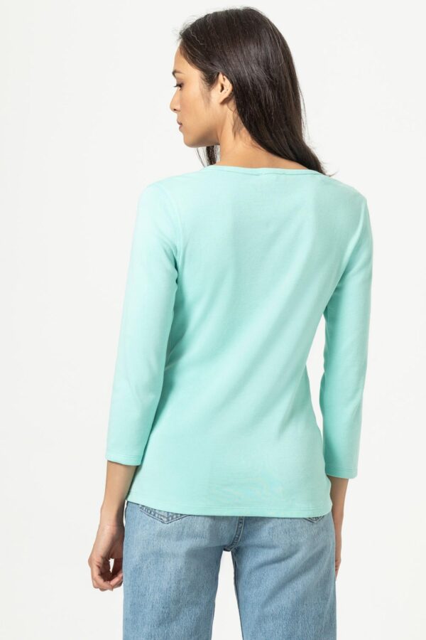 3/4 Sleeve V-Neck - Image 5