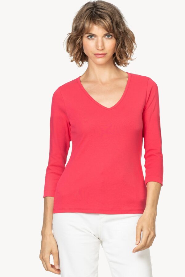 3/4 Sleeve V-Neck - Image 15