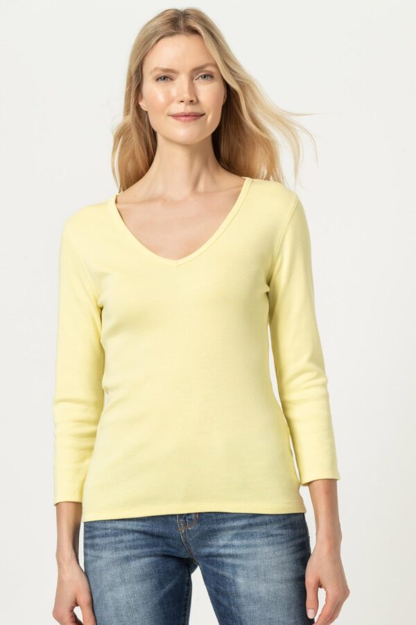 3/4 Sleeve V-Neck - Image 21