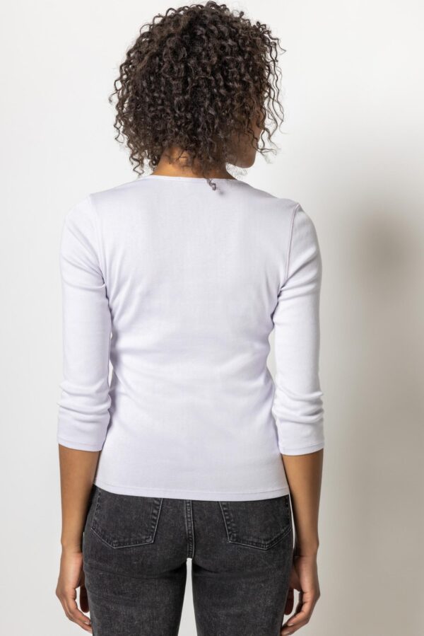 3/4 Sleeve V-Neck - Image 23