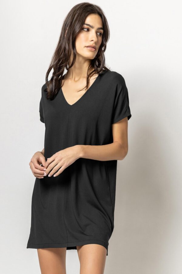 Double V-Neck Dress - Image 3