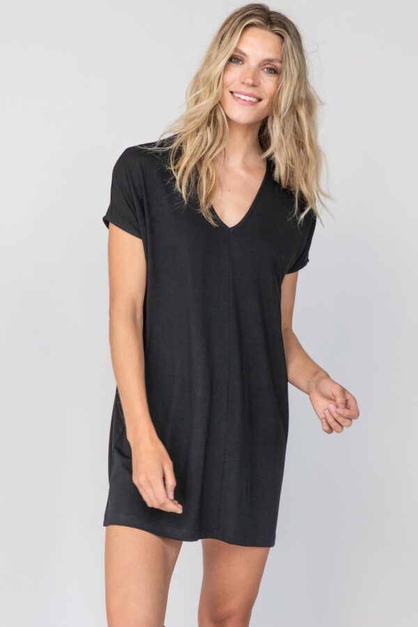 Double V-Neck Dress - Image 7