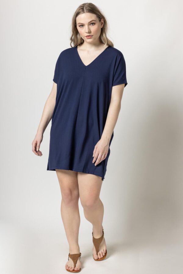 Double V-Neck Dress - Image 10