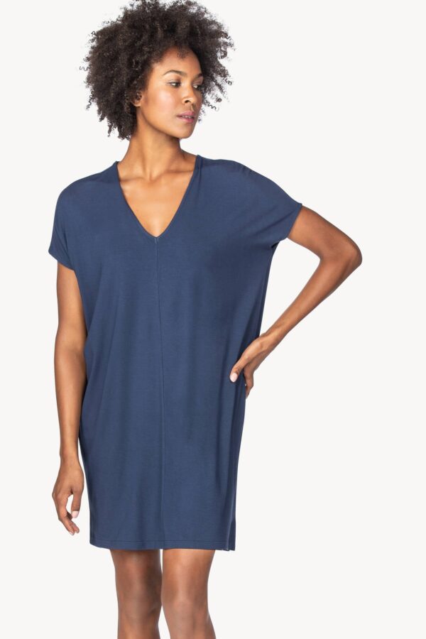 Double V-Neck Dress - Image 14