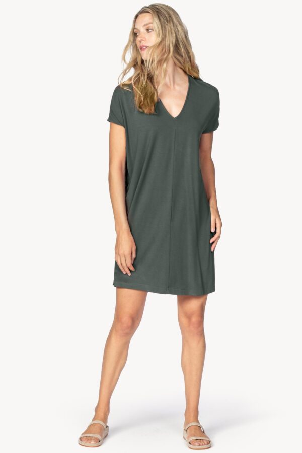 Double V-Neck Dress - Image 15