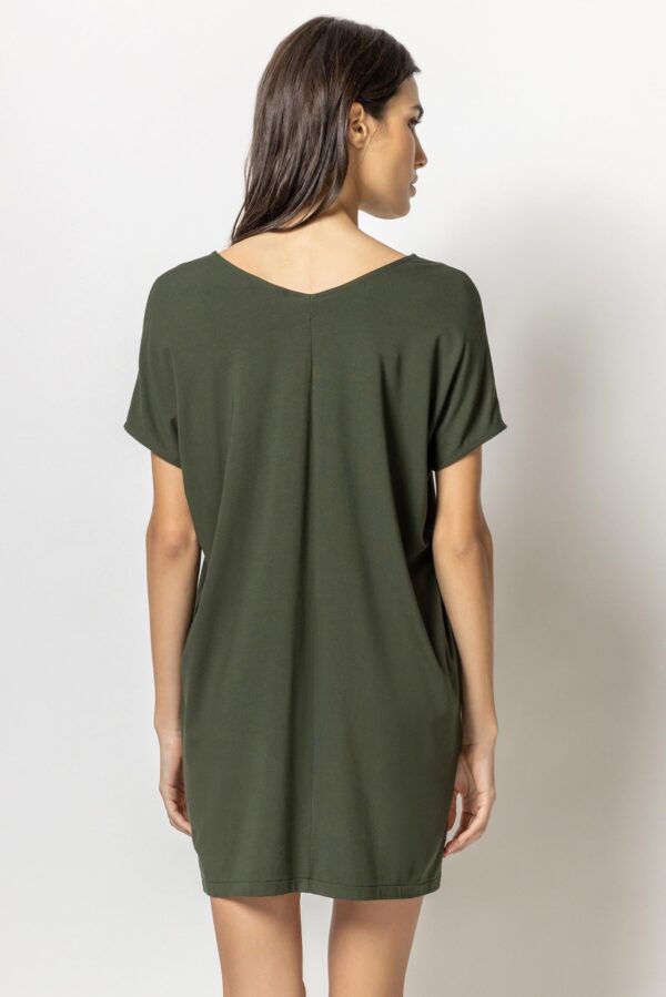 Double V-Neck Dress - Image 2
