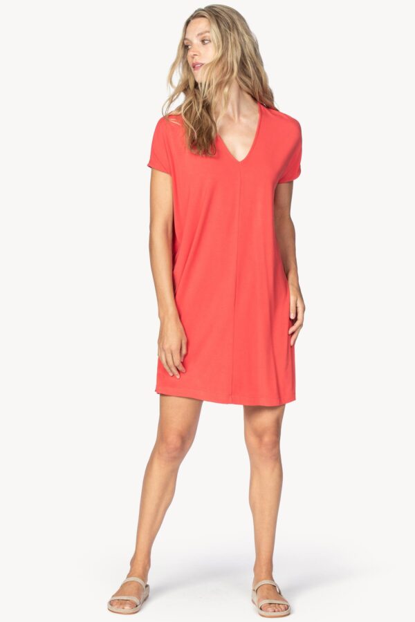 Double V-Neck Dress - Image 16