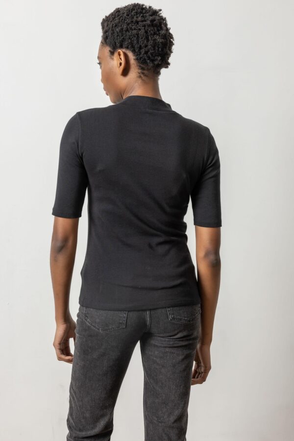 Elbow Sleeve Mock Neck - Image 5