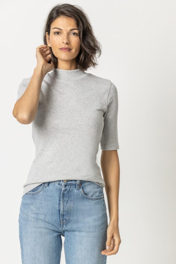 Elbow Sleeve Mock Neck - Image 8
