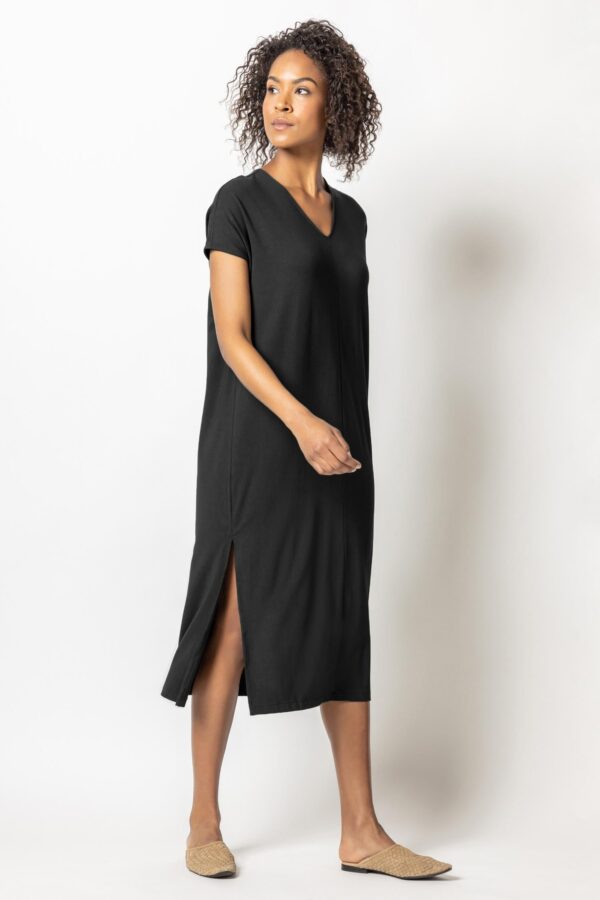 Double V-Neck Maxi Dress - Image 9