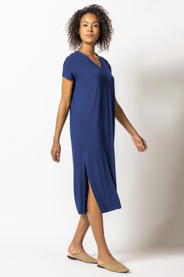 Double V-Neck Maxi Dress - Image 10