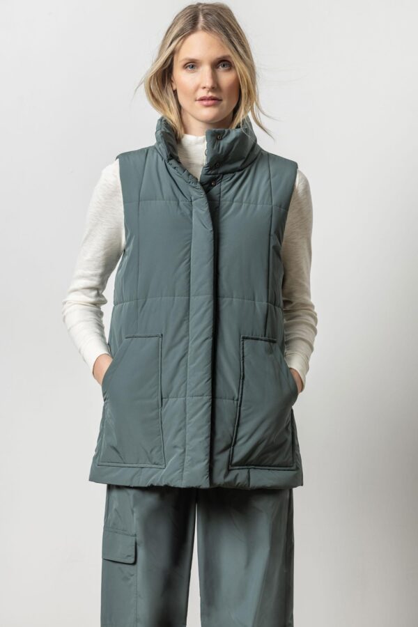 Nylon Long Vest - Image 2