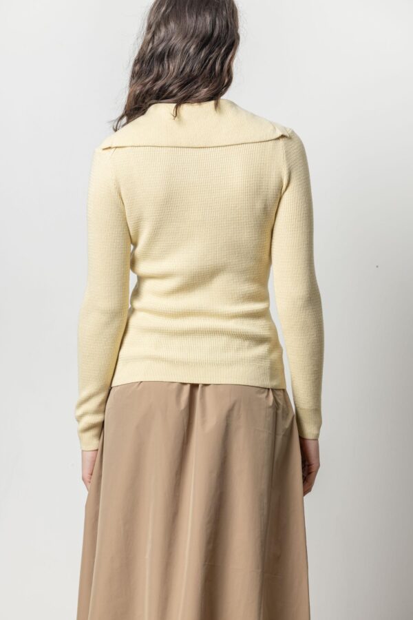 Button Collar Henley Sweater - Image 7