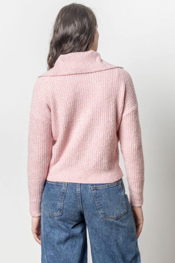 Easy Split Collar Sweater - Image 3