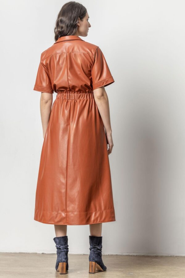 Elastic Waist Short Sleeve Dress - Image 5