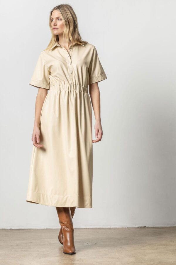 Elastic Waist Short Sleeve Dress - Image 7
