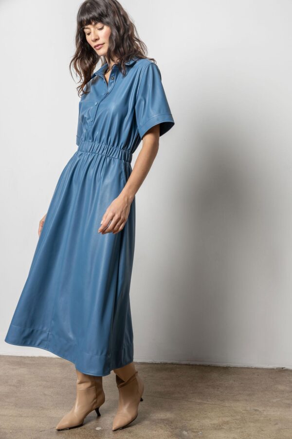Elastic Waist Short Sleeve Dress - Image 10