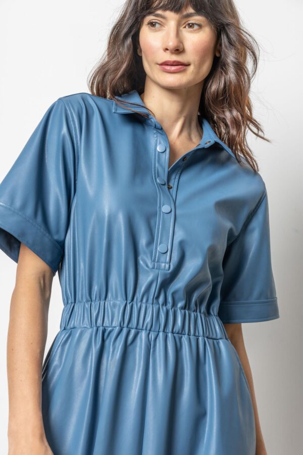 Elastic Waist Short Sleeve Dress - Image 11