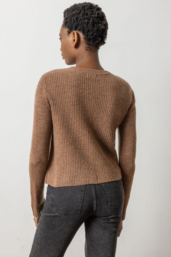 Ribbed Cardigan Sweater - Image 3