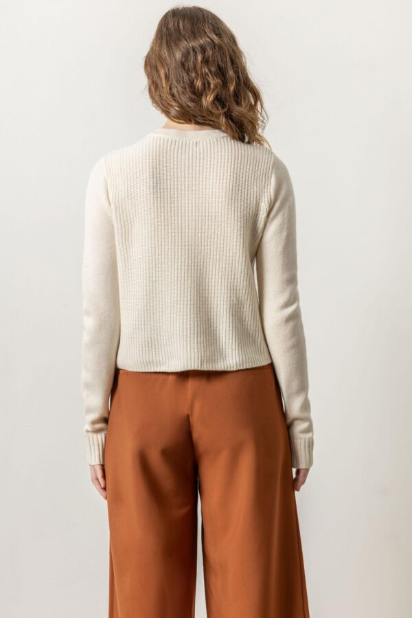 Ribbed Cardigan Sweater - Image 2