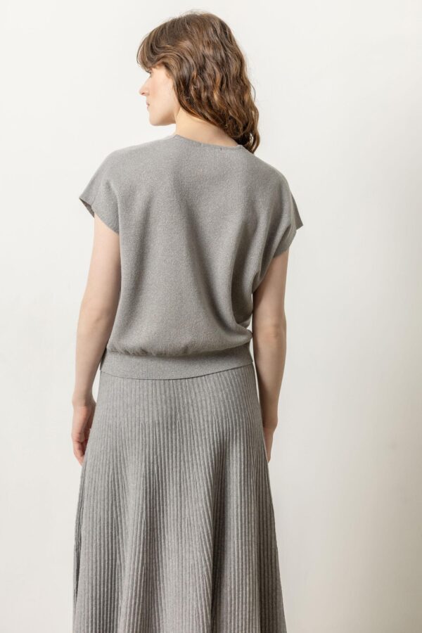 Metallic V-Neck Sweater - Image 10