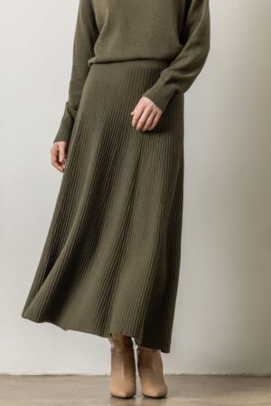 Flared Sweater Skirt