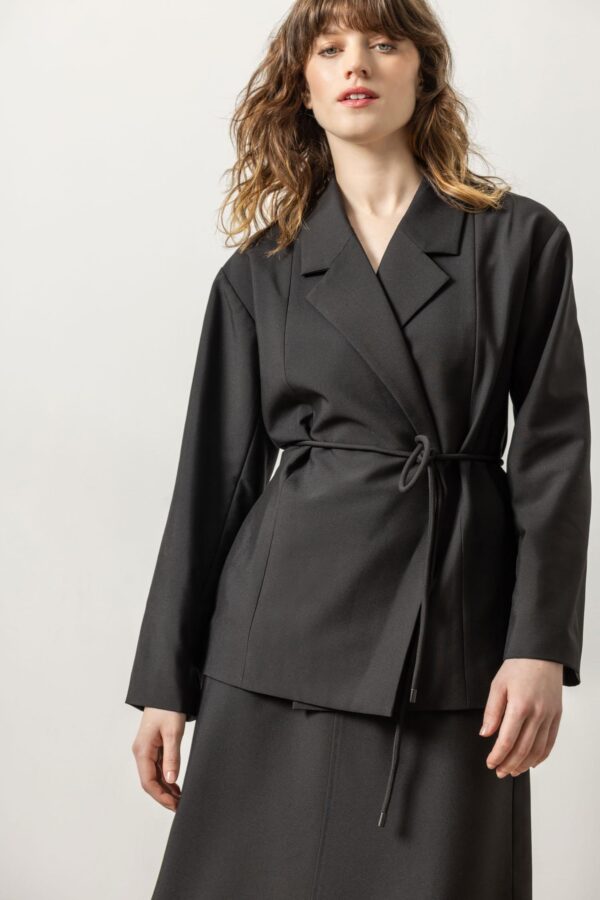 Notch Collar Blazer - Image 9