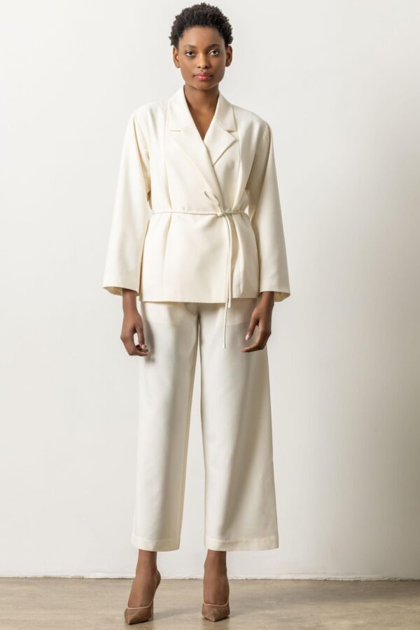 Notch Collar Blazer - Image 5