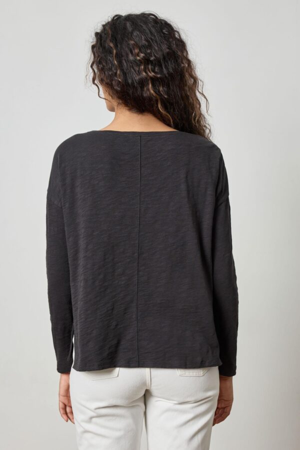 Drop Shoulder Seamed Boatneck - Image 9