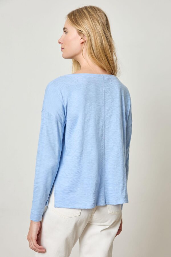 Drop Shoulder Seamed Boatneck - Image 2
