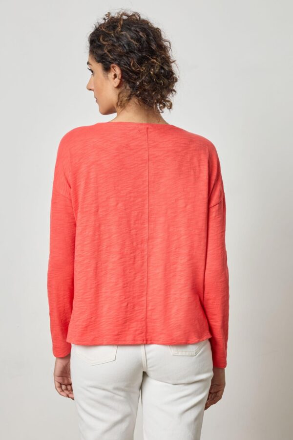 Drop Shoulder Seamed Boatneck - Image 6