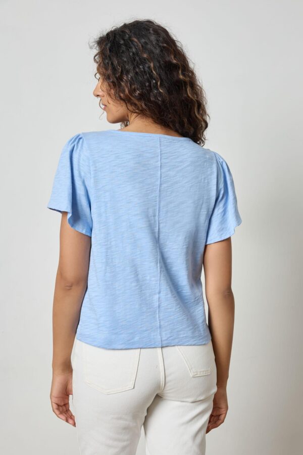 Button Front Flutter Sleeve - Image 8