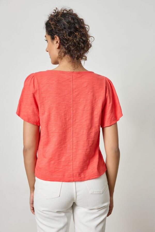 Button Front Flutter Sleeve - Image 4