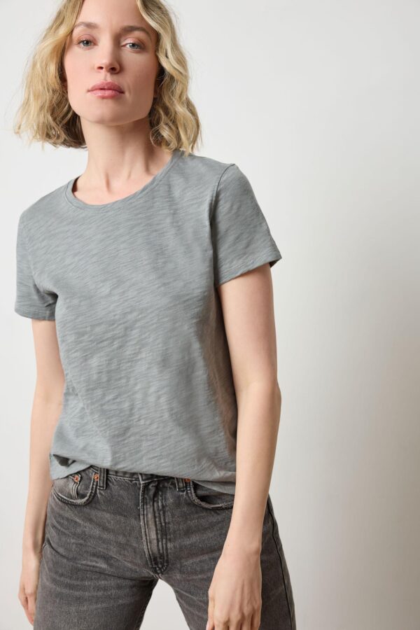 Short Sleeve Back Seam Crewneck - Image 3