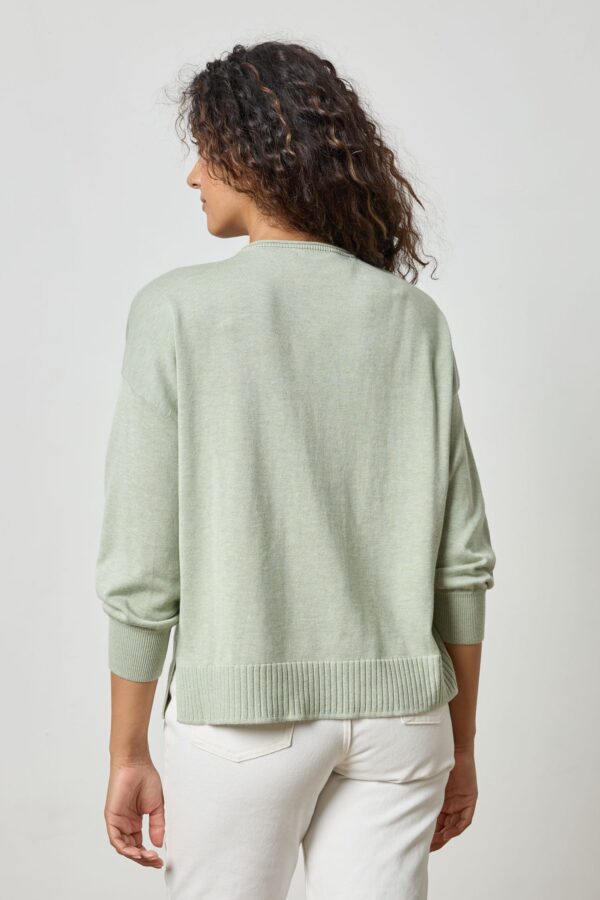 3/4 Sleeve Drop Shoulder Sweater - Image 6