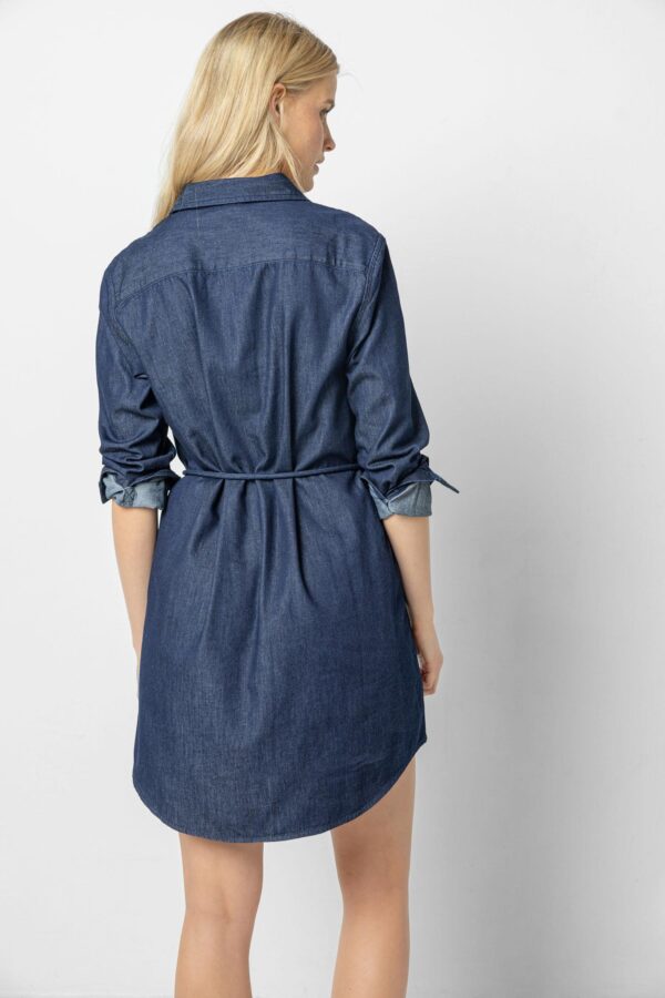 Denim Shirt Dress - Image 5