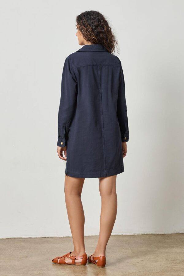 Split Neck Collared Dress - Image 11