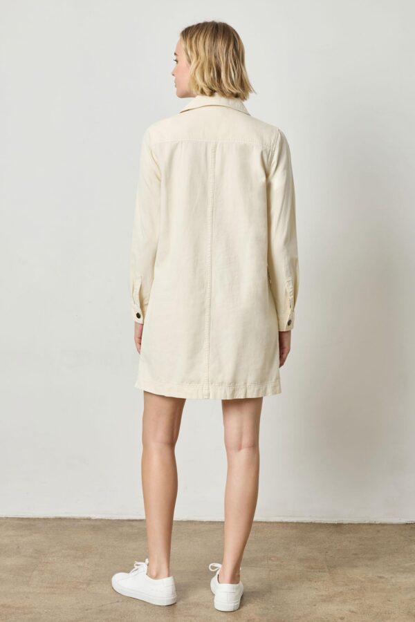 Split Neck Collared Dress - Image 5