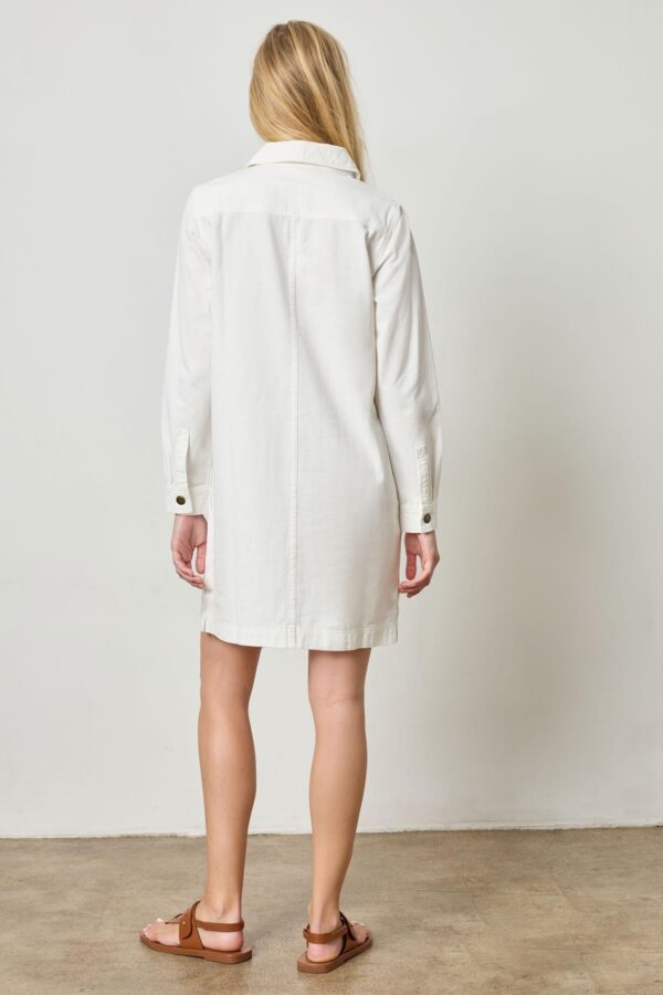 Split Neck Collared Dress - Image 8