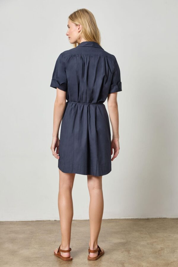 Shirred Sleeve Shirt Dress - Image 4