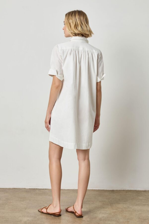 Shirred Sleeve Shirt Dress - Image 9