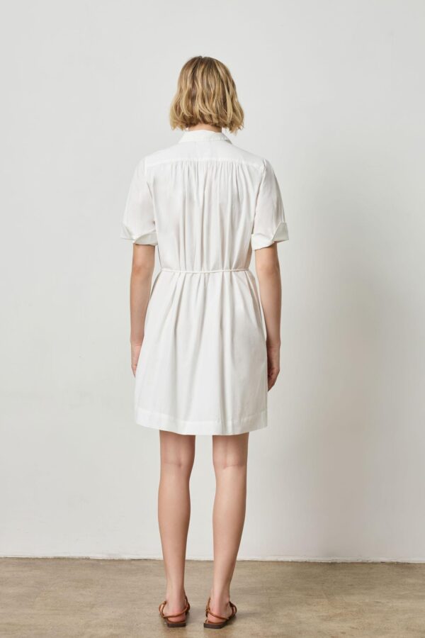 Shirred Sleeve Shirt Dress - Image 7