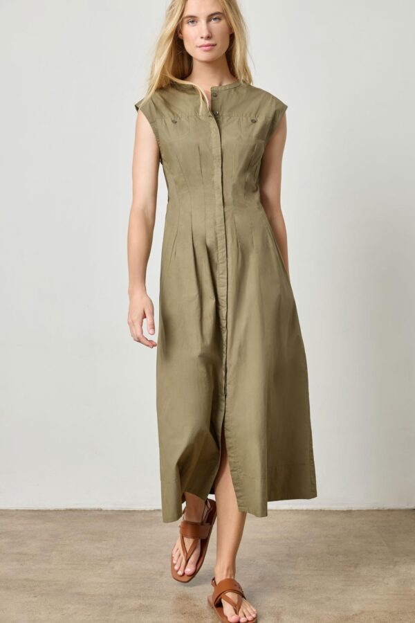 Sleeveless Seamed Maxi Dress - Image 12