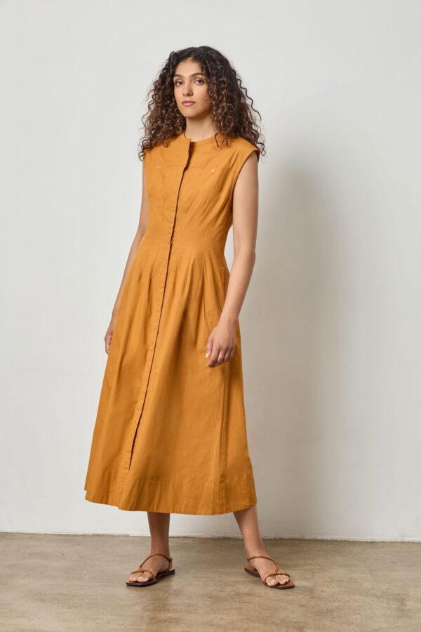 Sleeveless Seamed Maxi Dress - Image 3