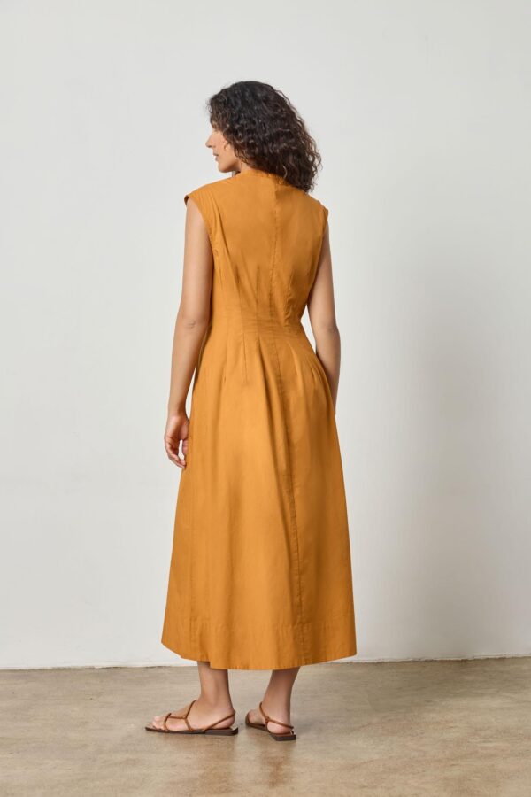 Sleeveless Seamed Maxi Dress - Image 4