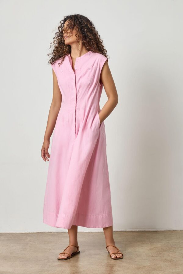 Sleeveless Seamed Maxi Dress - Image 10