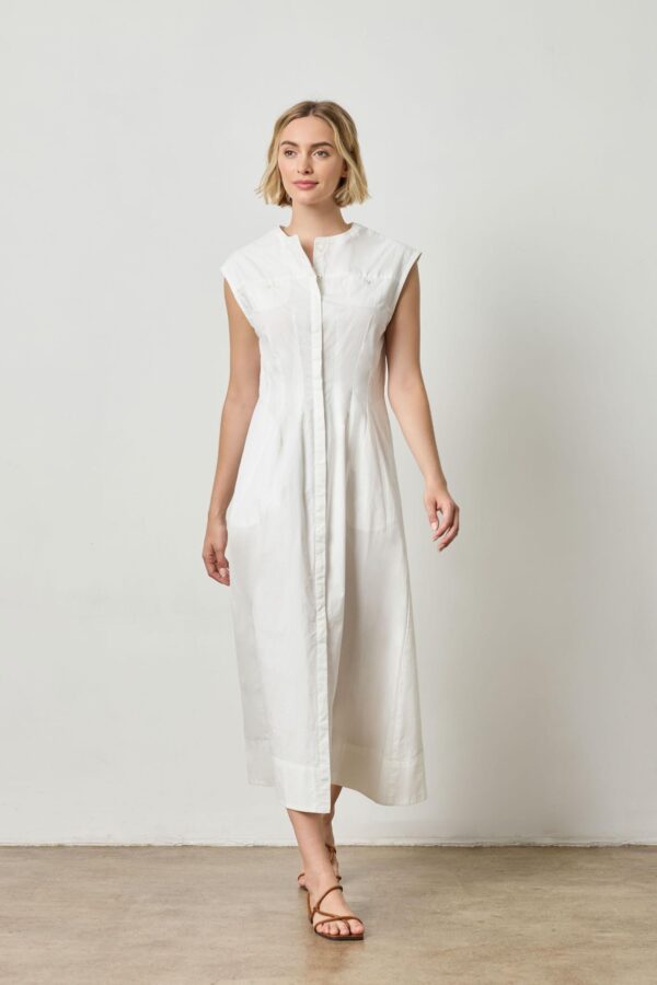 Sleeveless Seamed Maxi Dress - Image 2