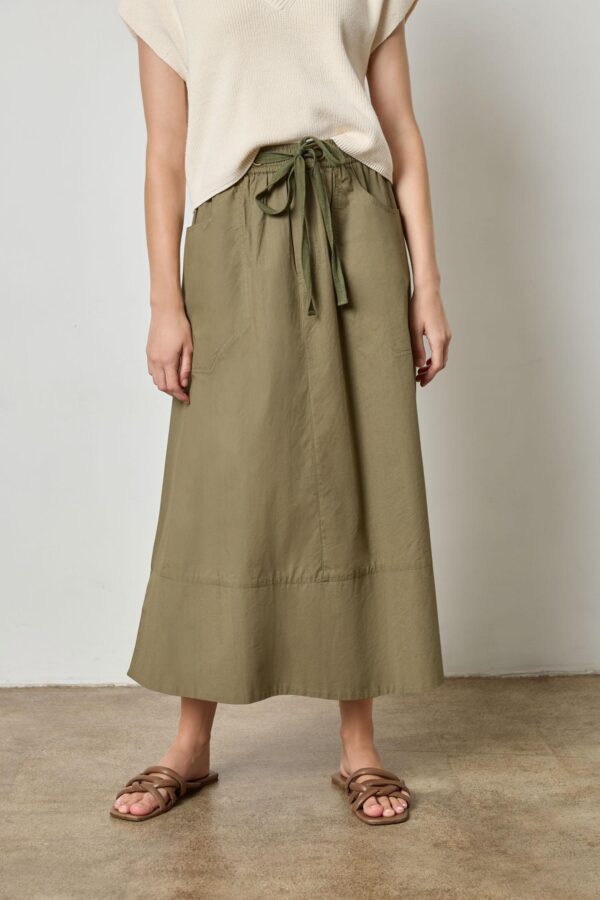 Long Poplin Skirt - Image 9
