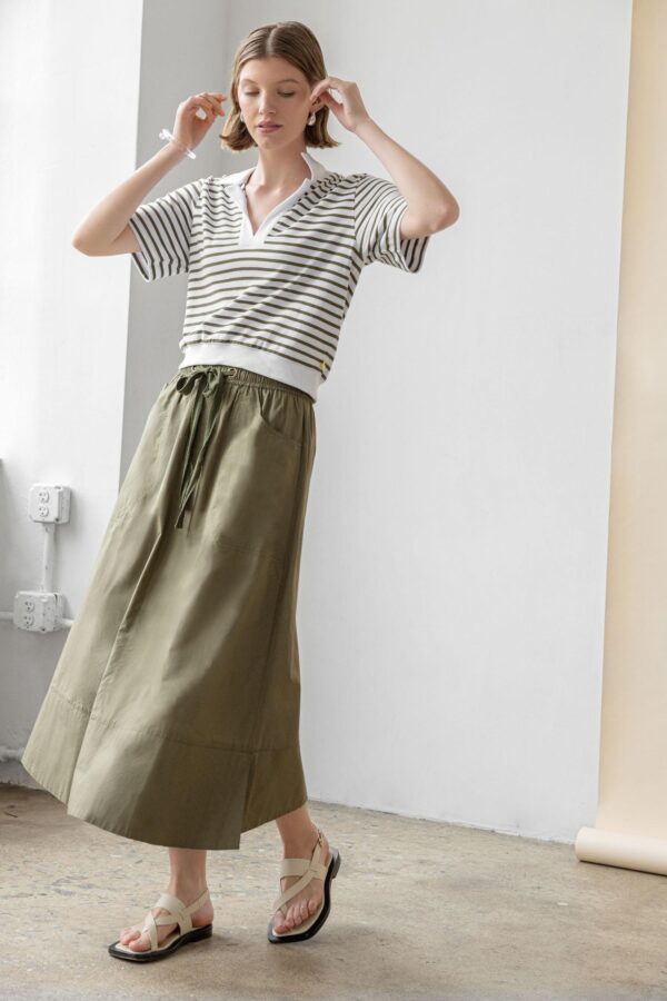 Long Poplin Skirt - Image 12