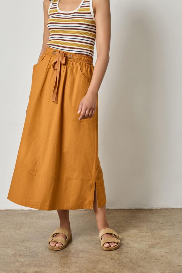 Long Poplin Skirt - Image 6